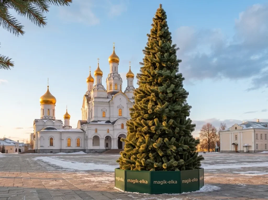 Уличная каркасная ель «Уральская»